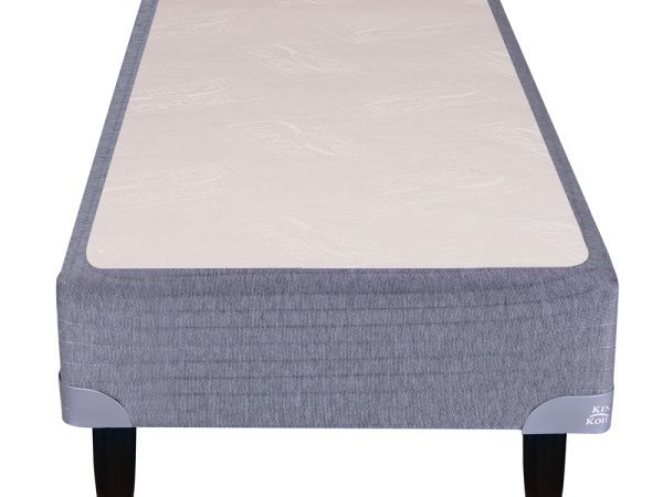 SOMMIER KING KOIL WORLD LUXURY TEJIDO DE PUNTO 80X190 PATA MADERA