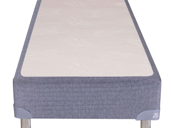 SOMMIER KING KOIL WORLD LUXURY TEJIDO DE PUNTO 80X190 PATA METAL