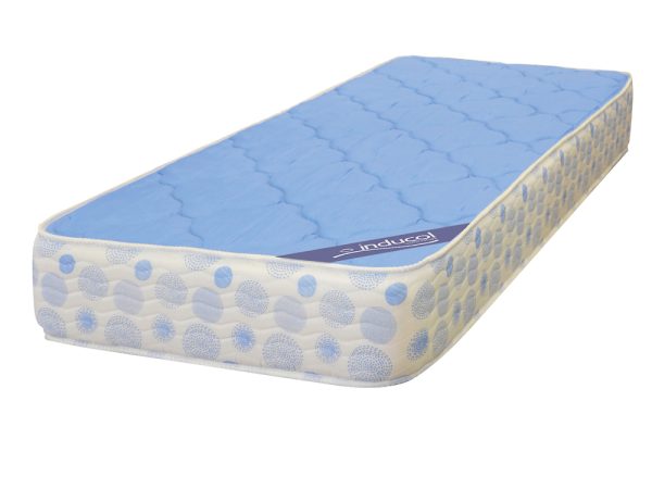 COLCHON INDUCOL JUBILO AZUL 80X190 - 20CM Alto