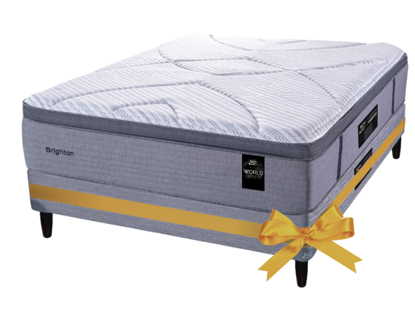 COLCHON KING KOIL BRIGHTON 140X190 CM + ALMOHADAS DE REGALO