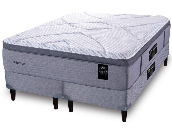 CONJUNTO KING KOIL BRIGHTON 180 X 200 CM +ALMOHADAS DE REGALO