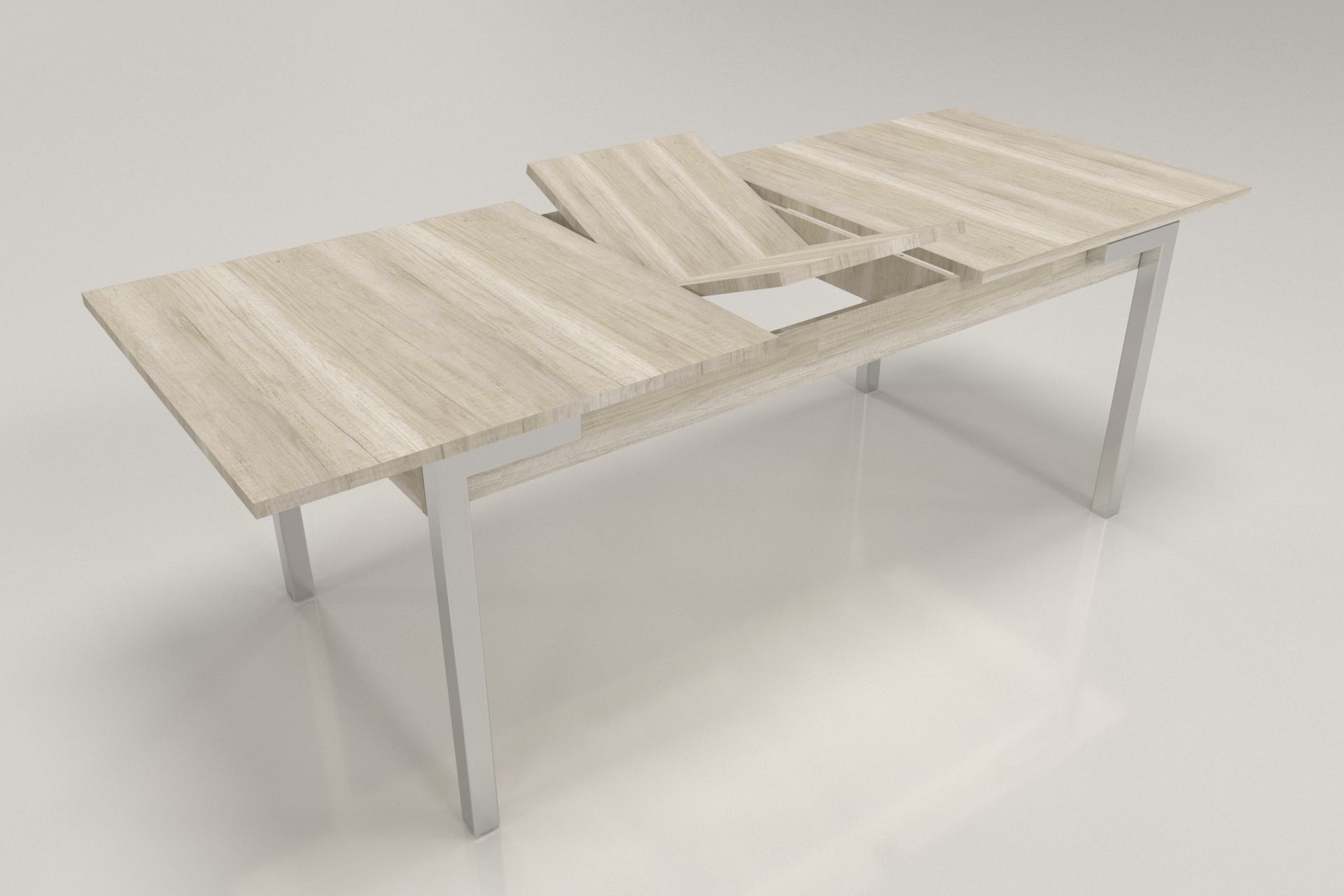 Mesa Capri extensible cromada Helsinky