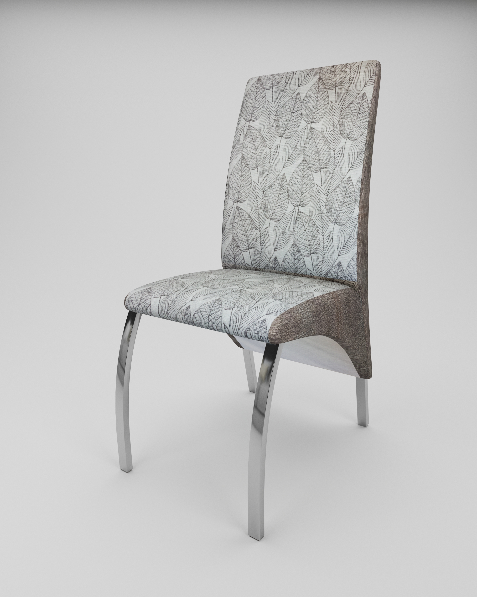 SILLA GABBIANO HOJAS CHOCOLATE