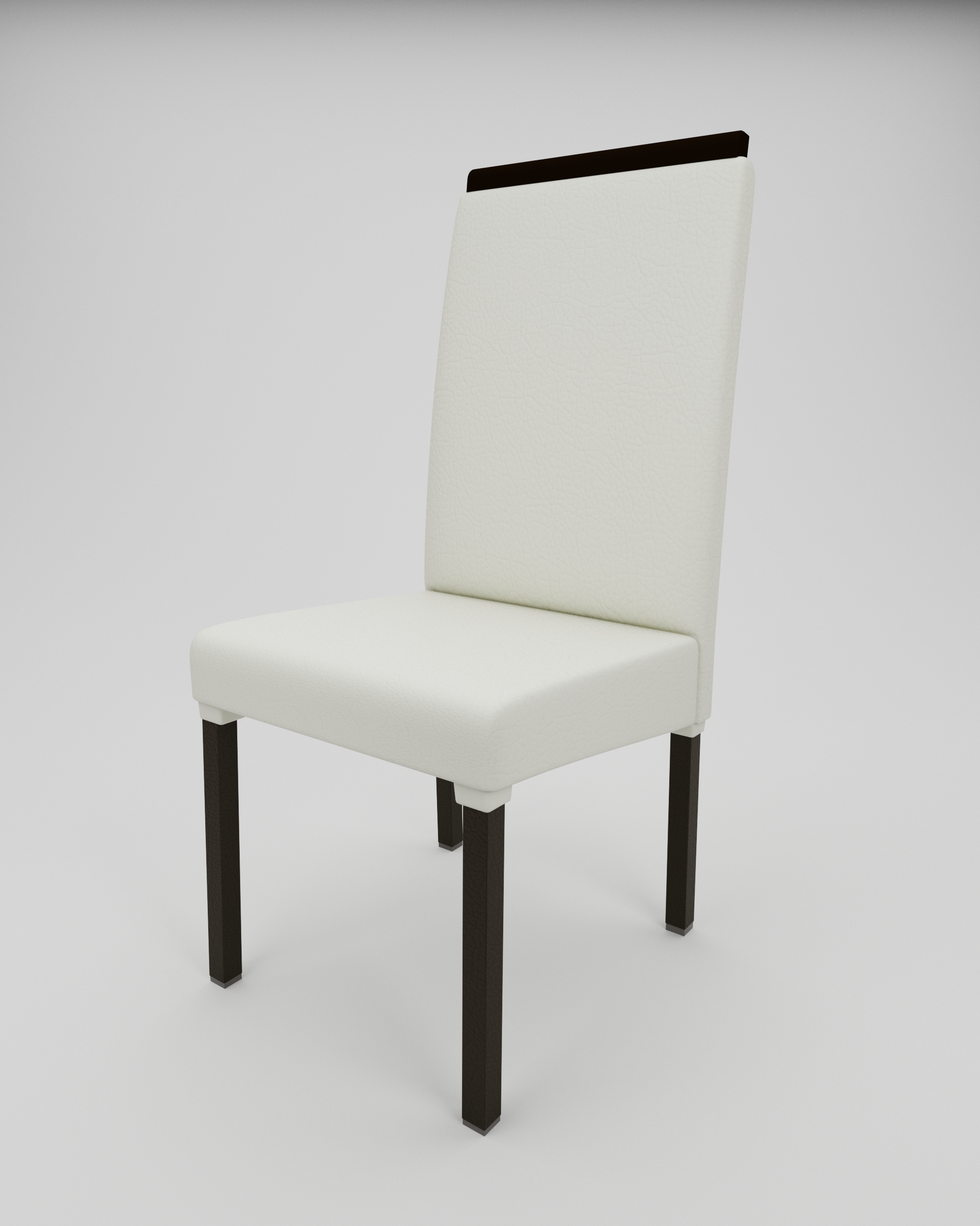 SILLA VARENNA ECO CUERO TIZA