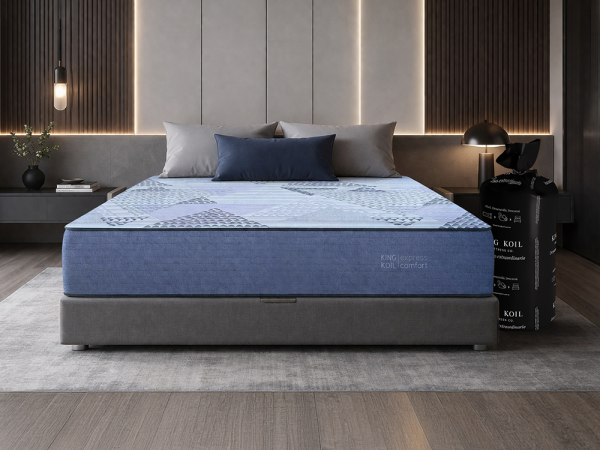 COLCHON KING KOIL GRAND COMFORT 1.50 x 1.90 mts - ESPUMA DE ALTA DENSIDAD COMPACTADO